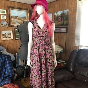 Handmade Vintage Floral Dress